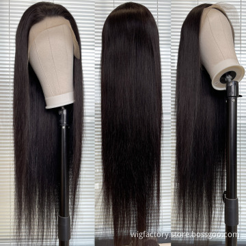 150% density glueless 13*6 transparent lace wig, pre plucked transparent lace frontal wig, invisible hd 13*6 lace front wigs